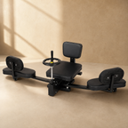 Leg Stretcher Machine with 180° Handwheel Adjustment, Heavy-Duty 3-Bar Split Trainer for Home Flexibility Training