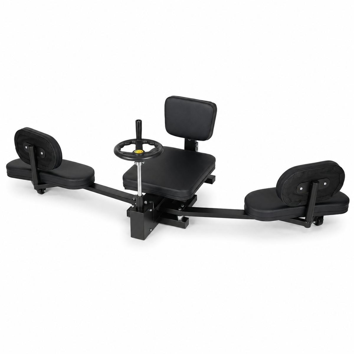 Leg Stretcher Machine with 180° Handwheel Adjustment, Heavy-Duty 3-Bar Split Trainer for Home Flexibility Training