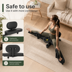 Leg Stretcher Machine with 180° Handwheel Adjustment, Heavy-Duty 3-Bar Split Trainer for Home Flexibility Training
