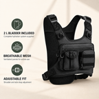 Lightweight Hydration Vest with Included 2 L Bladder, Breathable Running Pack for Trail Running, Hiking and Cycling