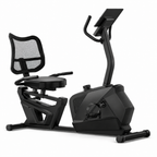Magnetic Recumbent Exercise Bike with 16 Resistance Levels, Adjustable Seat, Mesh Backrest and LCD Display, 350 lb Capacity