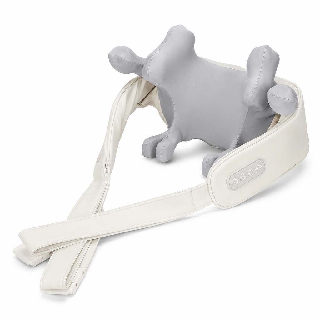 Neck & Shoulder Massager with 10 Kneading Heads, Cordless Design, 2 Modes & 3 Intensities