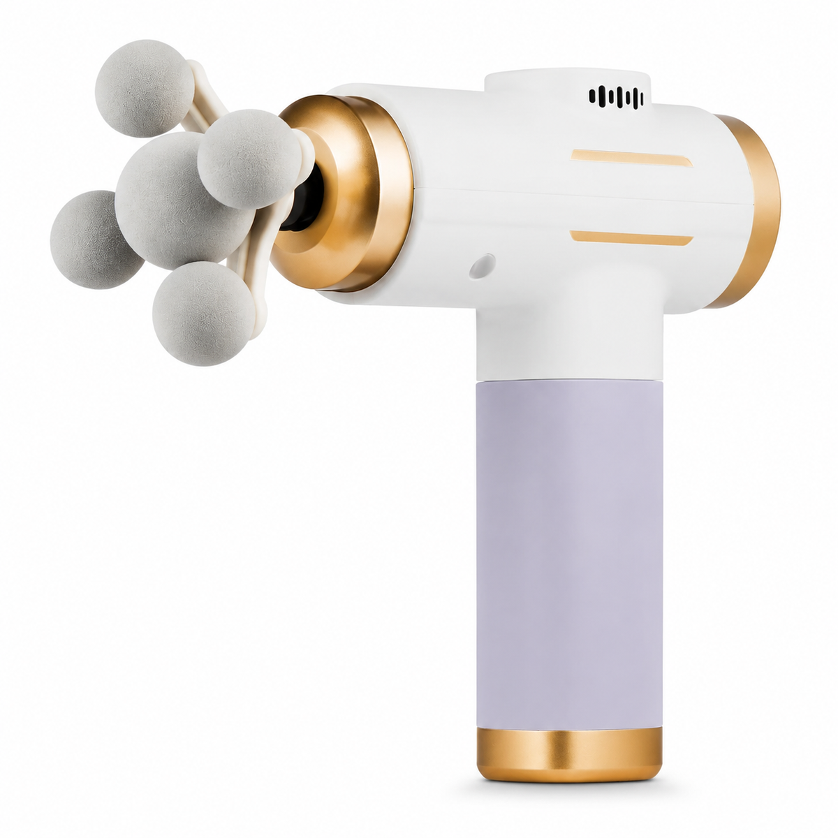 Percussion Massage Gun with 99 Intensity Levels, LED Touchscreen and 11 Interchangeable Heads