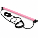 Pilates Bar Kit with Resistance Bands, 36-Inch Portable Detachable Workout Bar for Full-Body Strength Training