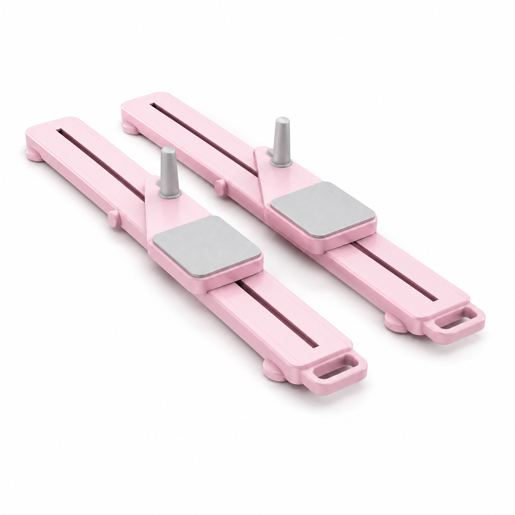 Pilates Board with Automatic Rebound, Detachable Sliding Ab Trainer, Anti-Slip Base, 265 lb Capacity