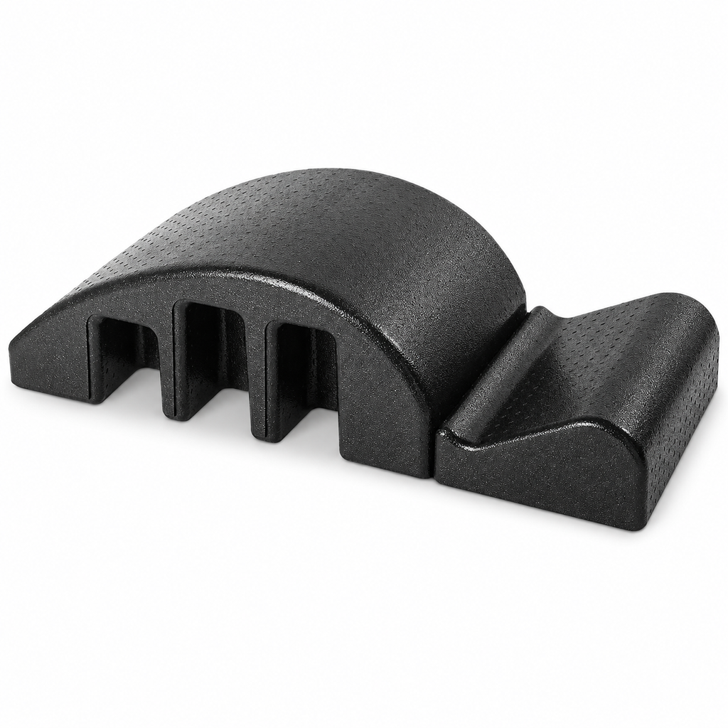 Pilates Spine Corrector Arc Barrel with Detachable Step, 350 lb Capacity for Core Training & Stretching