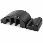 Pilates Spine Corrector Arc Barrel with Detachable Step, 350 lb Capacity for Core Training & Stretching