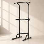 Power Tower Pull-Up and Dip Station with 10-Level Adjustable Height and 330 lb Capacity for Home Gyms