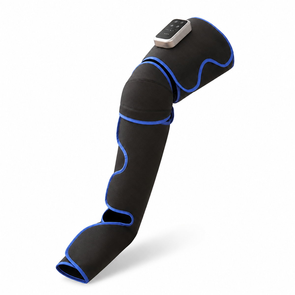Rechargeable Air Compression Leg Massager with Heat, 3 Modes & 3 Intensities for Thighs, Calves & Feet