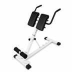 Roman Chair Back Extension Machine with 25–37 in Adjustable Height, Foldable Hyperextension Bench for Home Gym, 330 lb Capacity