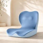 Seat Cushion with Back Support, Ergonomic Memory Foam Lumbar Support for Office Chair, Car & Home
