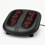 Shiatsu Foot Massager with Heat, 6 Massage Heads, 54 Rotating Nodes and Toe-Touch Control