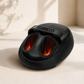 Shiatsu Foot Massager with Heat & Full-Wrap Air Compression, 9 Intensity Levels, 5 Modes, Vibration & Remote Control