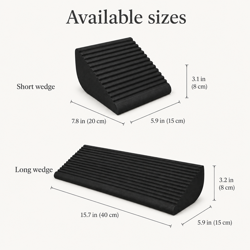 Slant Board Calf Stretcher with Non-Slip EVA Foam Surface for Ankle Mobility, Squats & Yoga