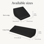 Slant Board Calf Stretcher with Non-Slip EVA Foam Surface for Ankle Mobility, Squats & Yoga