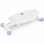 Slide Stepper Balance Board with Resistance Bands, LCD Monitor & 300 lb Capacity for Low-Impact Home Cardio