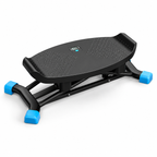 Slide Stepper Balance Board with Resistance Bands, LCD Monitor & 300 lb Capacity for Low-Impact Home Cardio