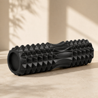 Textured Foam Roller with Contoured Center, 17.7-Inch EVA Massage Roller for Yoga, Pilates & Fitness