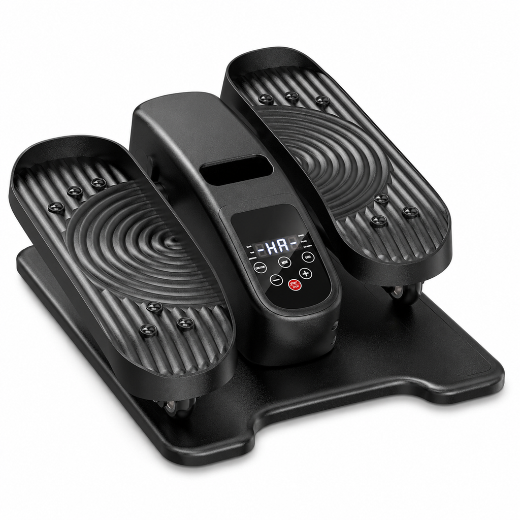 Under Desk Elliptical Machine for Seniors with Remote Control, Quiet Electric Seated Pedal Exerciser