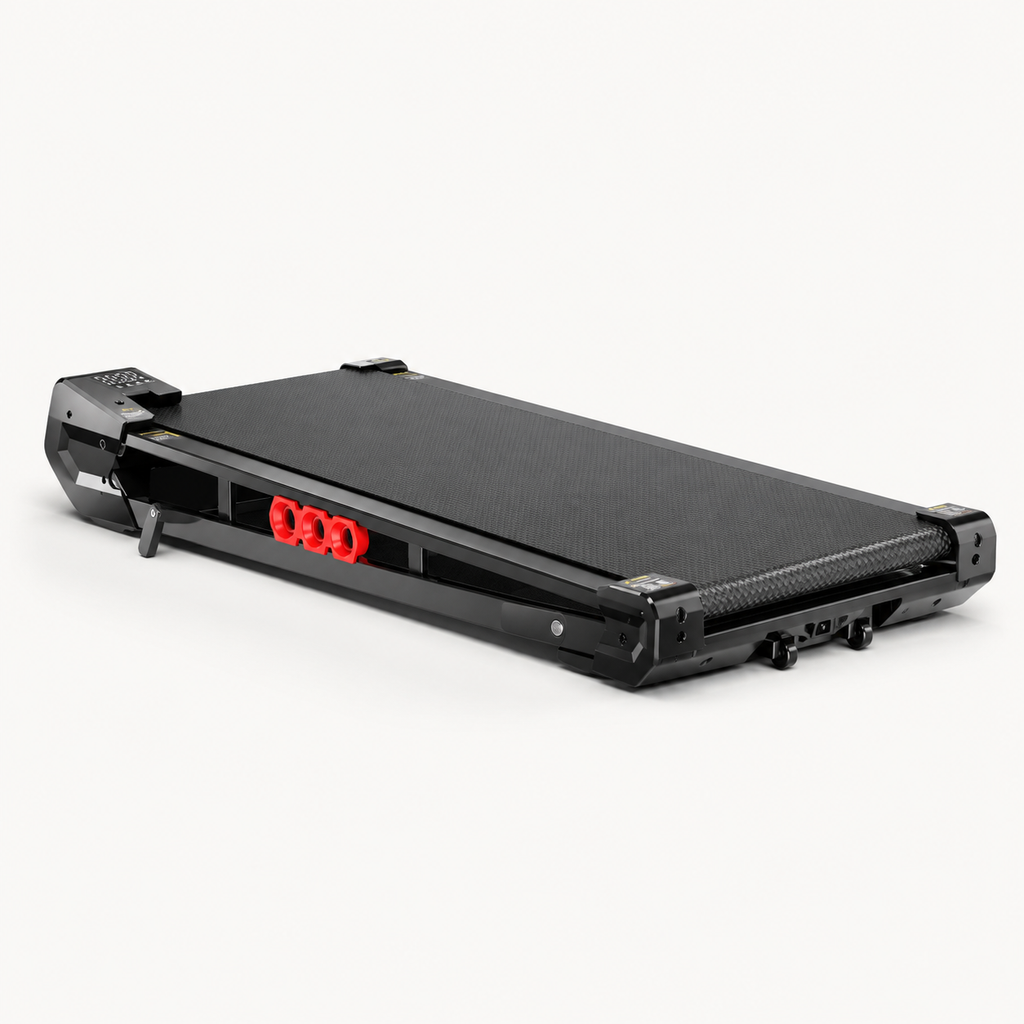 Under Desk Walking Pad Treadmill with 8-Level Vibration, 5% Manual Incline, 2.5 HP Brushless Motor and Remote Control