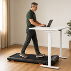 Under Desk Walking Pad Treadmill with Foldable Handlebar, 12% Incline, 3.0 HP Motor, 0.6–8 MPH Speed and 330 lb Capacity