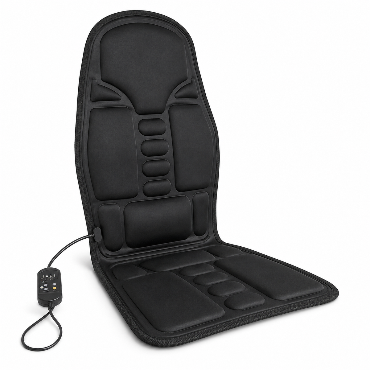 Vibration Massage Seat Cushion with Heat, 5 Motors, 8 Modes & 3 Intensities for Home, Office & Car