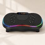Vibration Plate Exercise Machine with 200 Speeds, 10 Modes, Bluetooth Audio, LED Lights and Resistance Bands