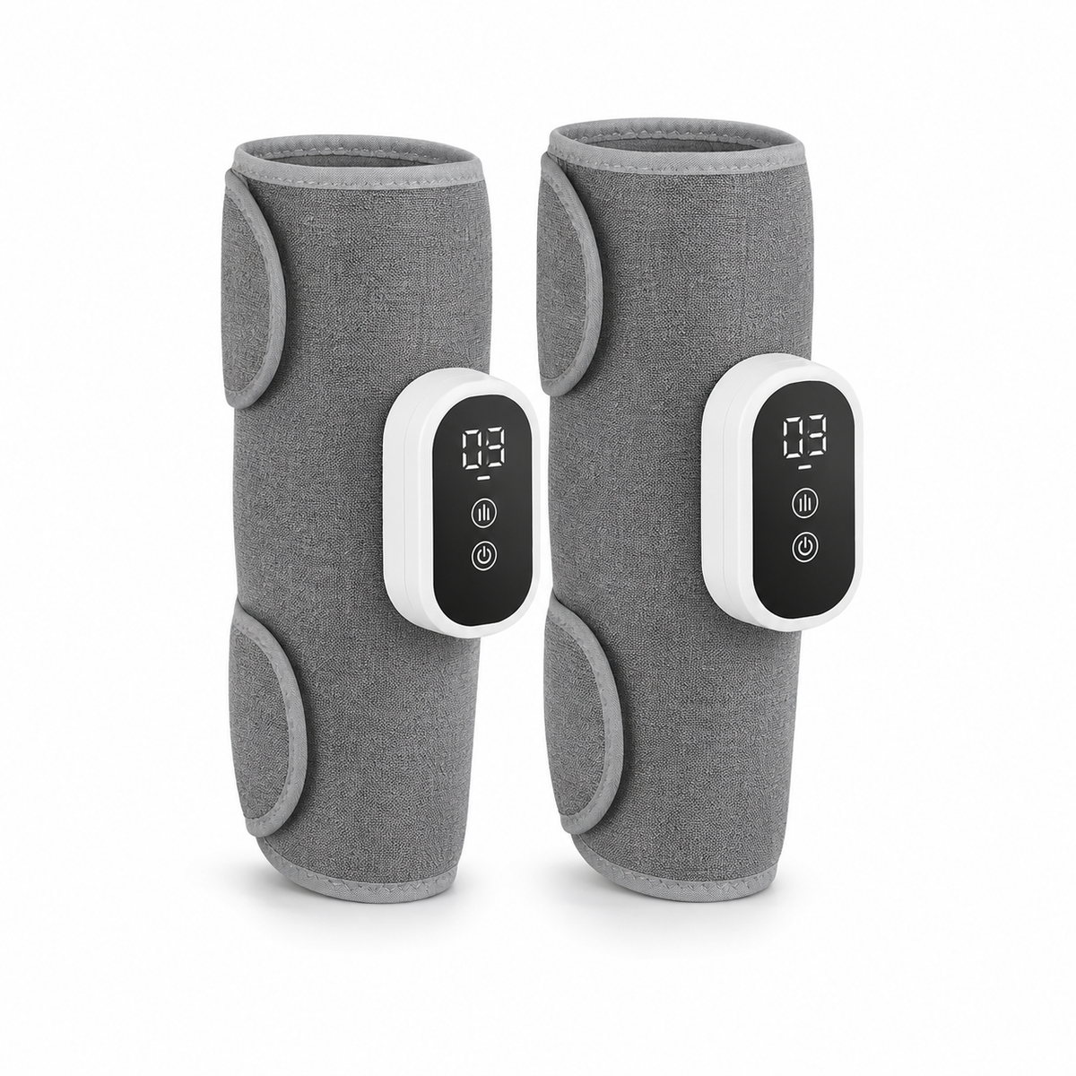 Wireless Air Compression Calf Massager with 360° Wrap, 3 Modes & 15-Minute Auto Shutoff
