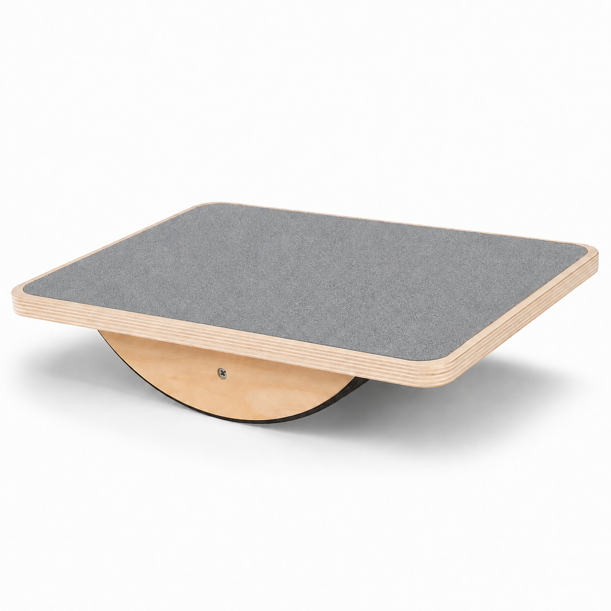 Wooden Balance Board for Adults with Anti-Slip Surface, Standing Desk Rocker Board for Balance Training